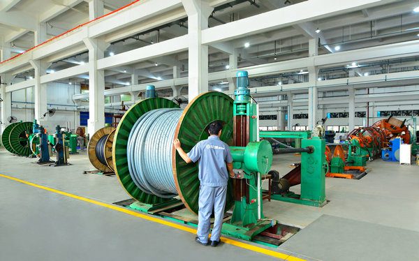 珠江电缆低压电缆生产区