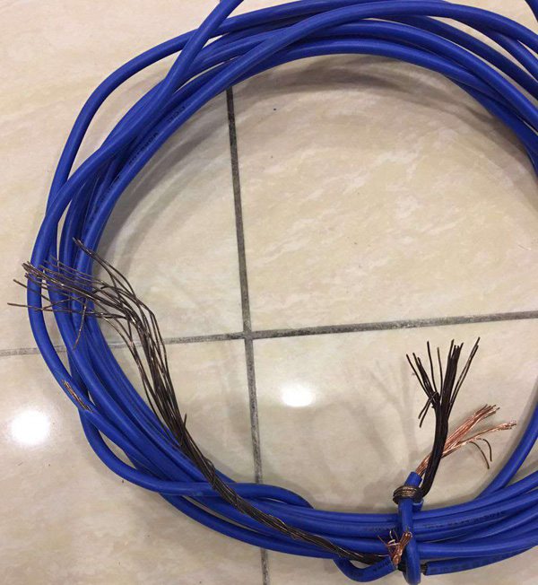 珠江电缆电线电缆发黑图片